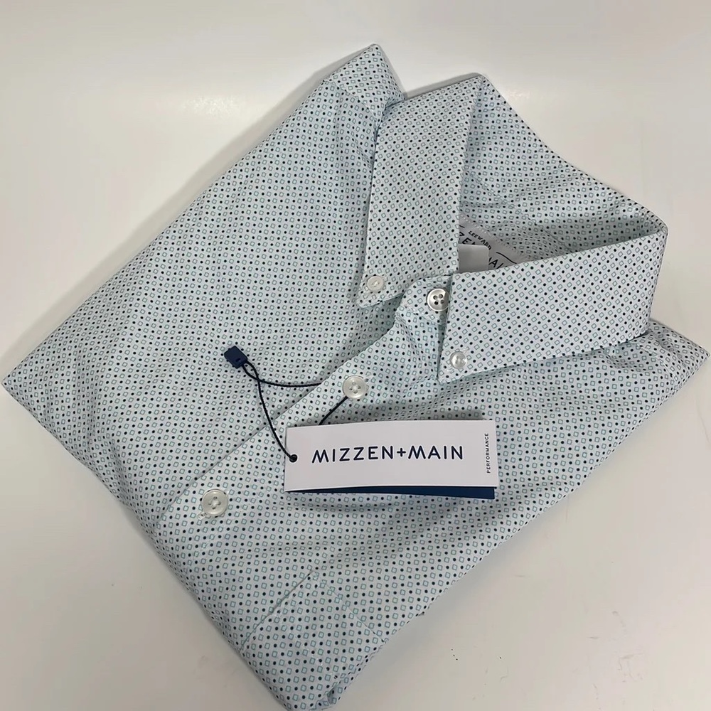 Mizzen+Main Leeward Short Sleeve Button Up - Men's Large